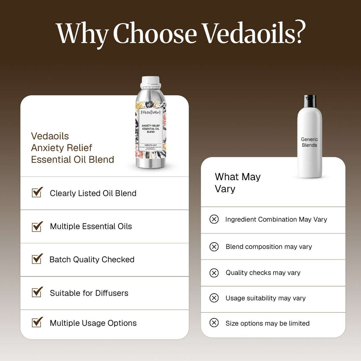 why chosse vedaoils for Anxiety Relief Essential Oil Blend