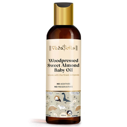 Woodpressed Sweet Almond Baby Oil - 100 Ml