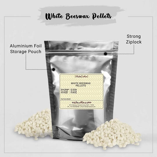White Beeswax Pellets Package