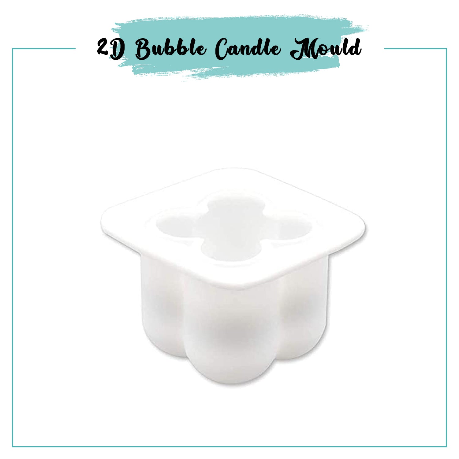 Silicone 2D Bubble Silicon Candle Mold at Rs 500 in New Delhi