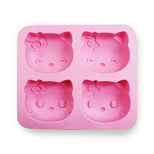 Hello Kitty Silicone Soap Mold ( Pink Color)