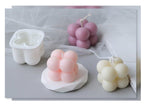 2D Bubble Candle Silicone Mould Bulk