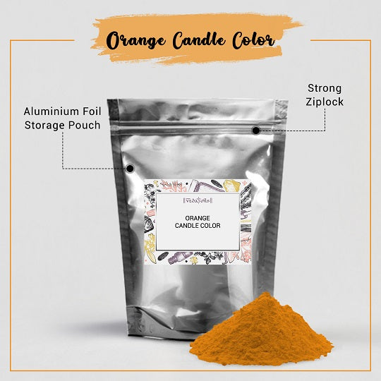 Orange Candle Color 