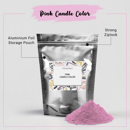 Pink candle color
