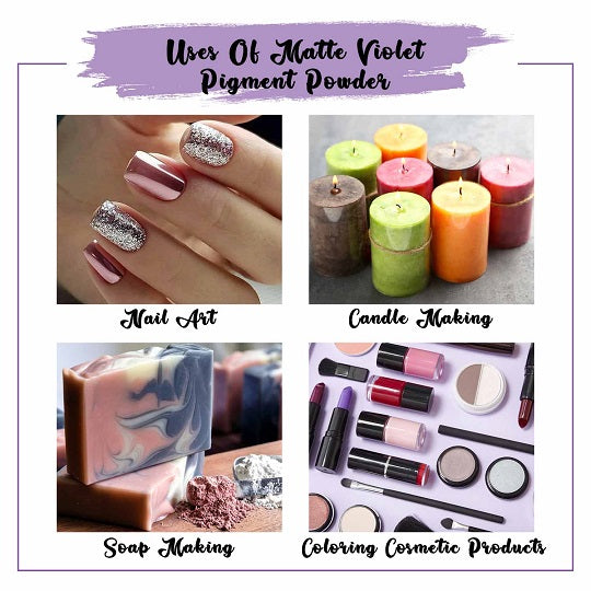 Matte Violet Pigment Powder Online  Matte Violet Powder Bulk Supplier –  VedaOils