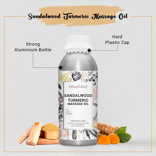 Buy Sandalwood Turmeric Massage Oil Online