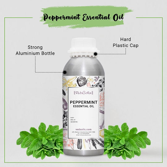 Buy Peppermint Essential Oil Online in India  Bulk Manufacturer &  Wholesale Supplier – VedaOils