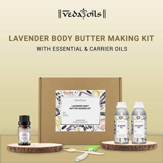 Homemade DIY Lavender Body Butter Making Kit 
