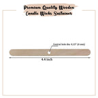Wooden Candle Wick Holder Dimensions