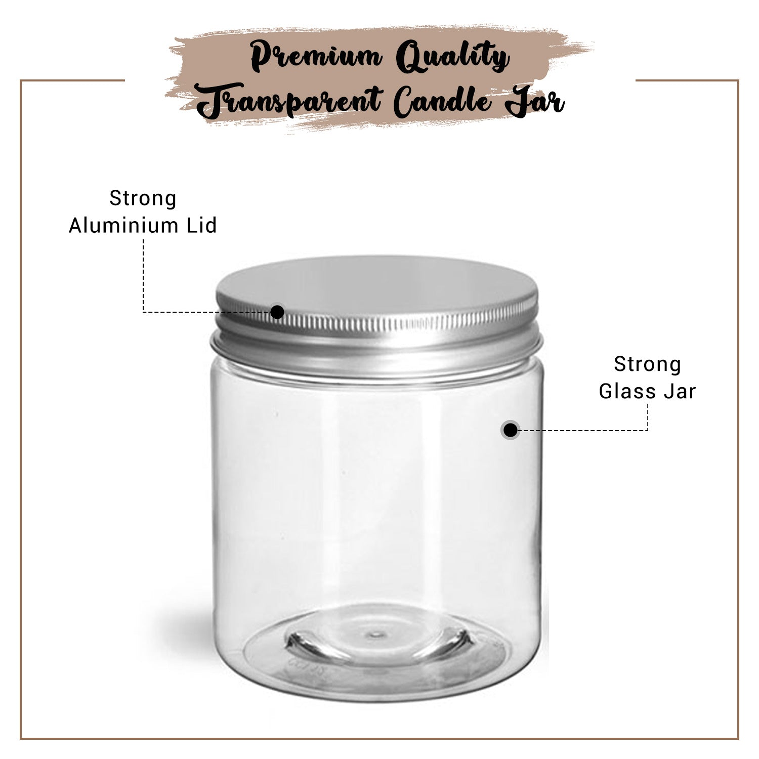 Transparent Candle Jar Quality