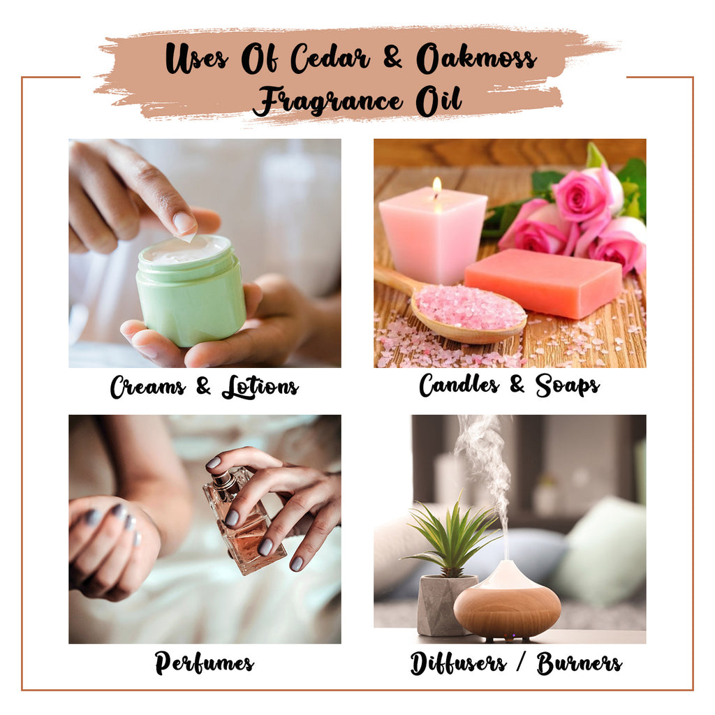 Cedar & Oakmoss Fragrance Oil Uses