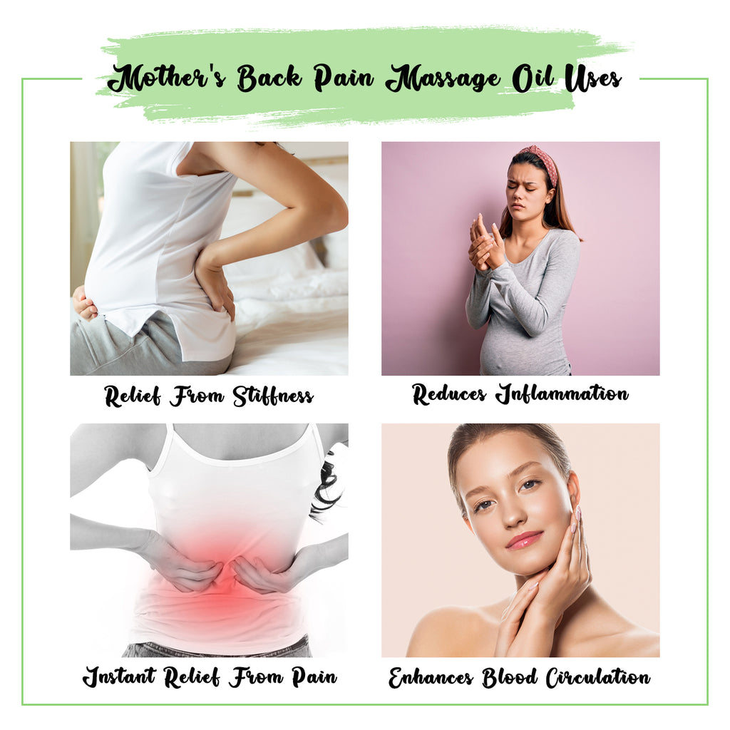 Mother Back Pain Massage Oil Benefits