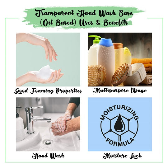 Uses & Benefits Oil Based Transparent Hand Wash Base