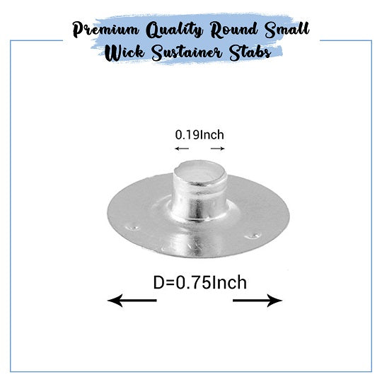 Candle Wick Sustainer Wick Tabs Dimensions