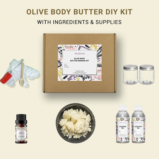 Olive Body Butter Making Kit Ingredients List