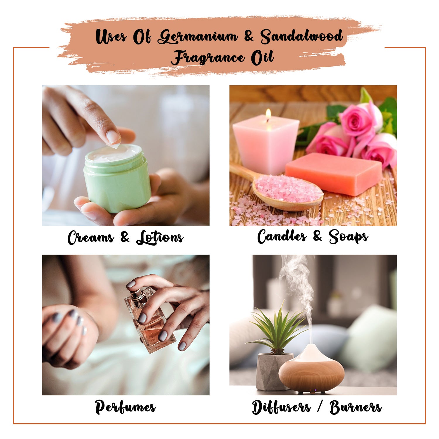 Geranium & Sandalwood Fragrance Oil