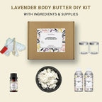 Lavender Body Butter Making Kit Ingredietns List