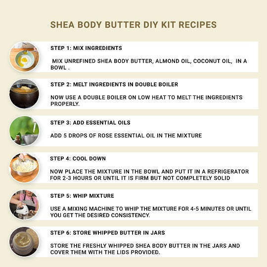 Whipped Shea Body Butter DIY Kit  Homemade body butter, Diy body butter, Shea  body butter diy