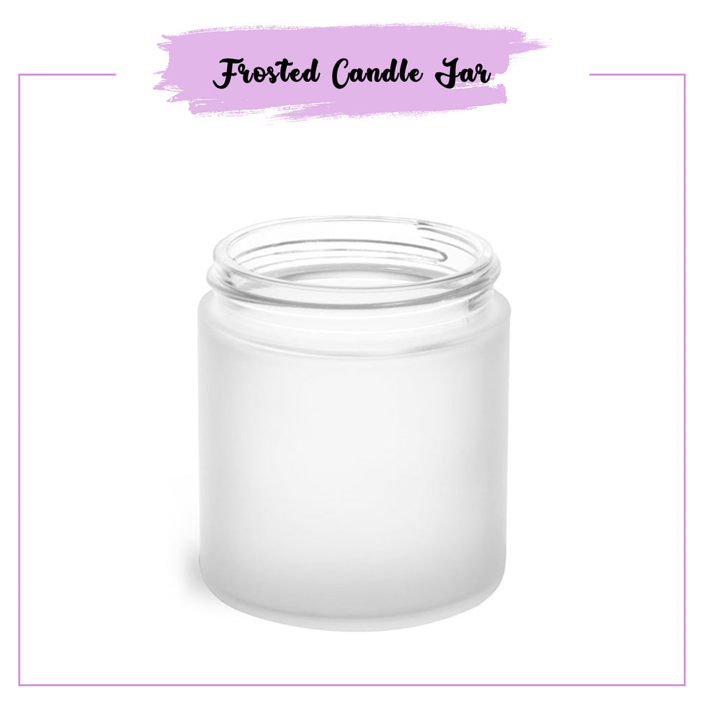 Frosted Candle Jars 100 Ml Bulk