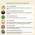 Lemon Body Butter Making Kit Recipes