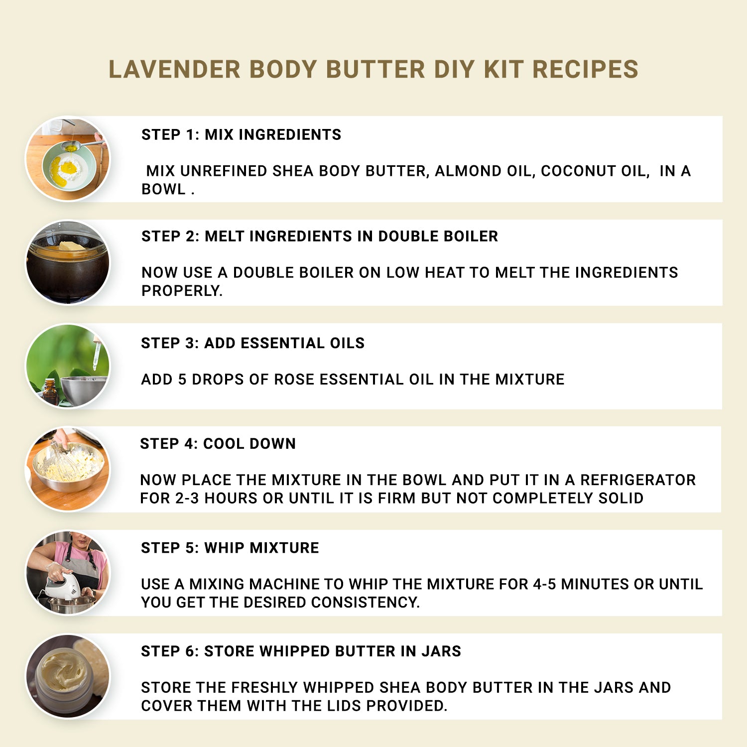 Lavender Body Butter Making Kit