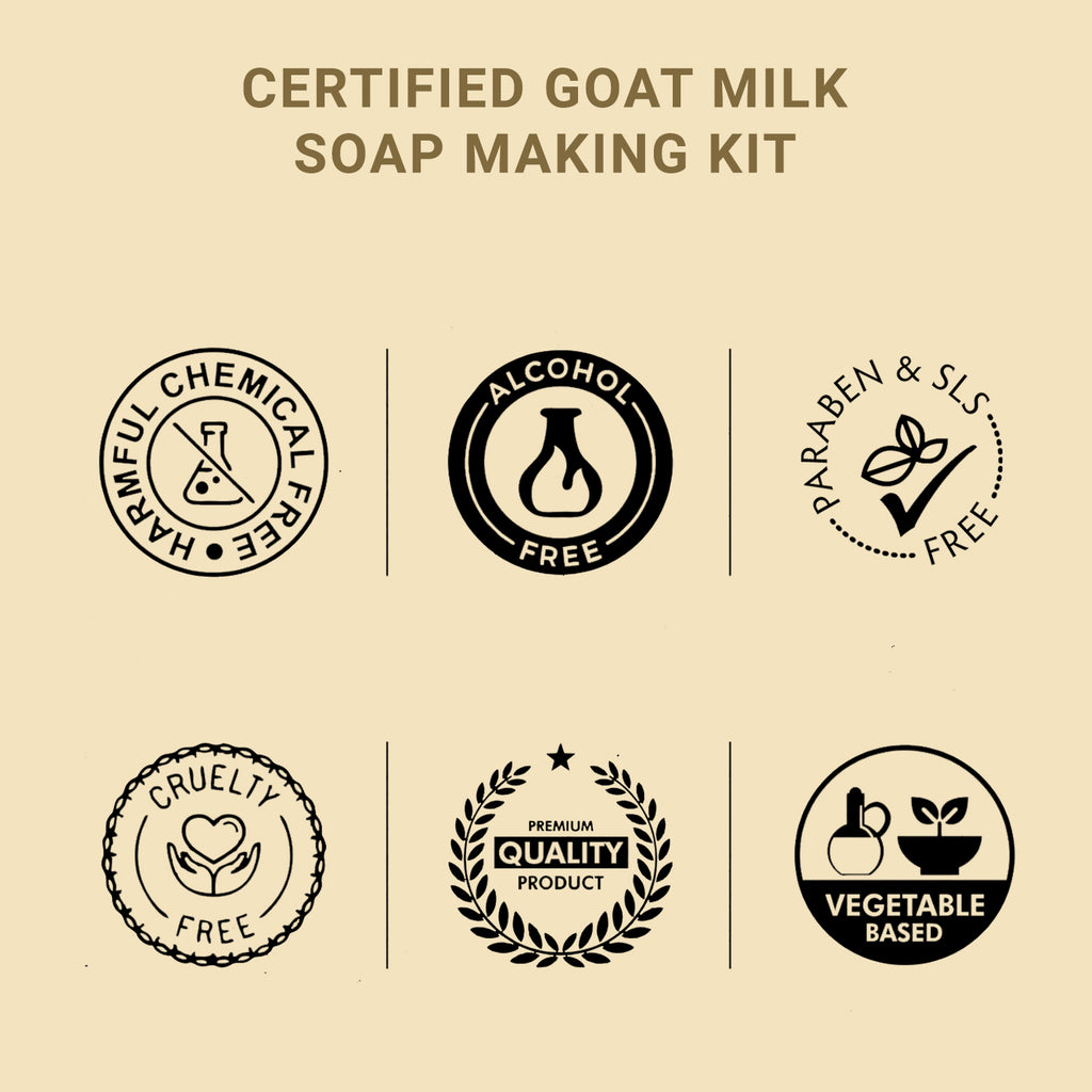 Certified DIY Goat Milk Soap Making Kit