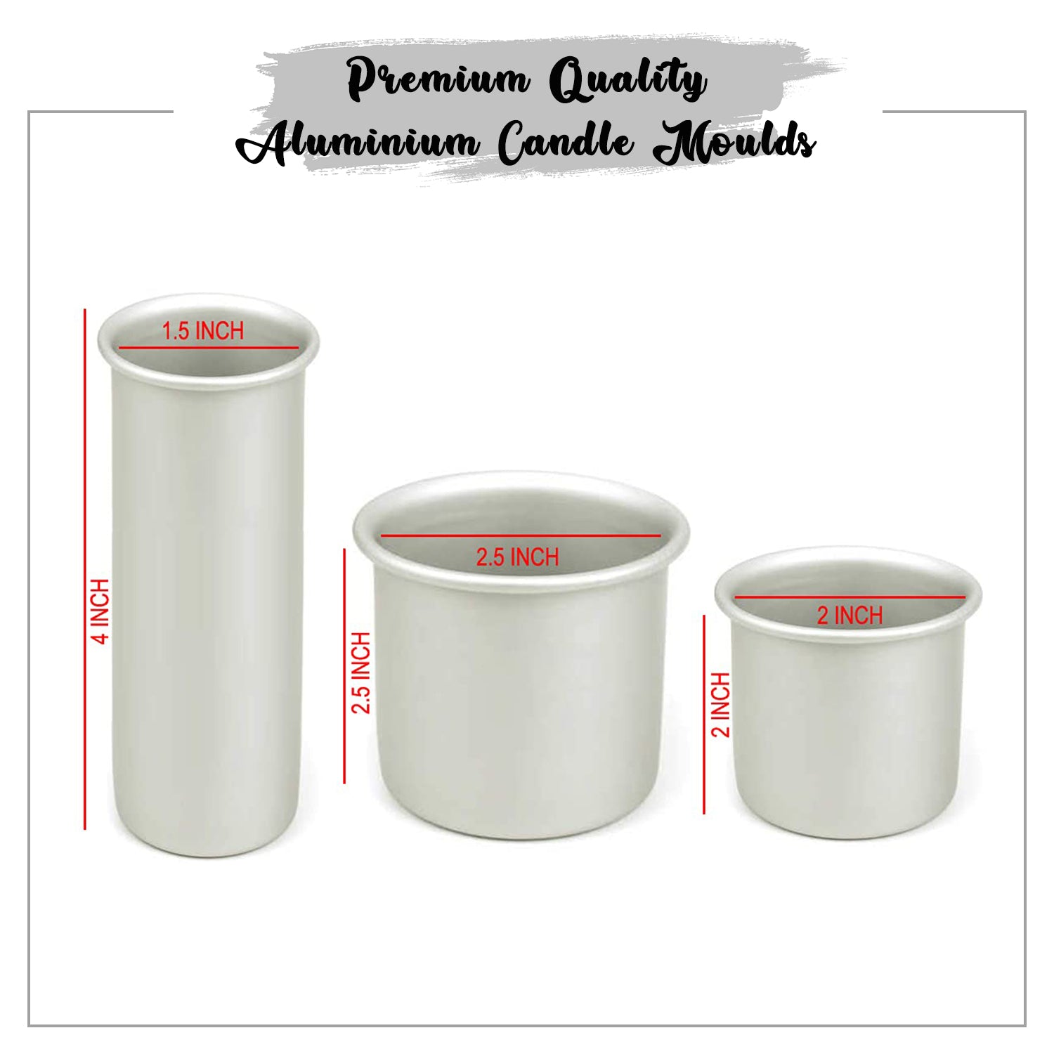 Aluminium Candle Moulds
