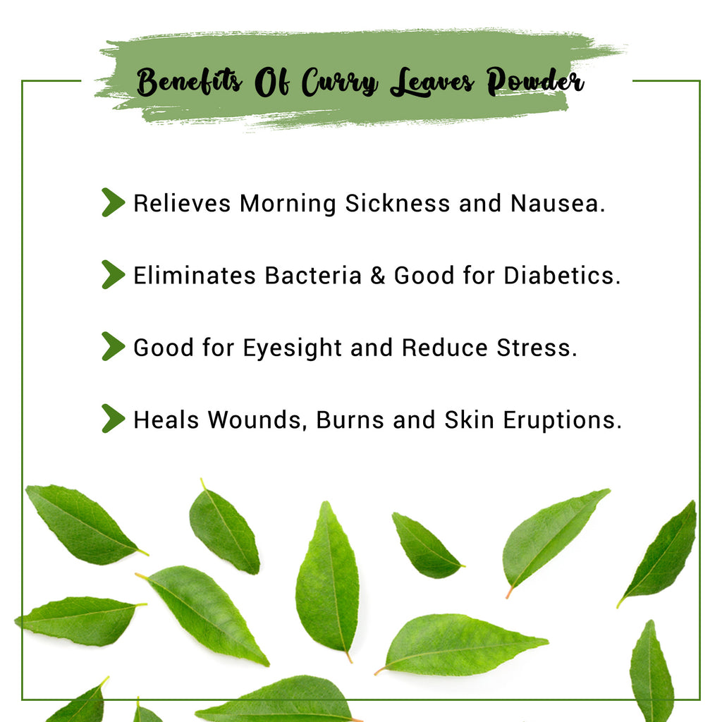 Benefits of Curry Leaves Powder 