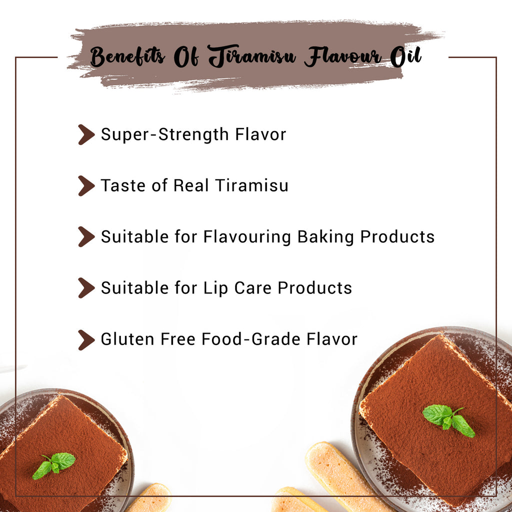 Benefits of Tiramisu Flavour oil