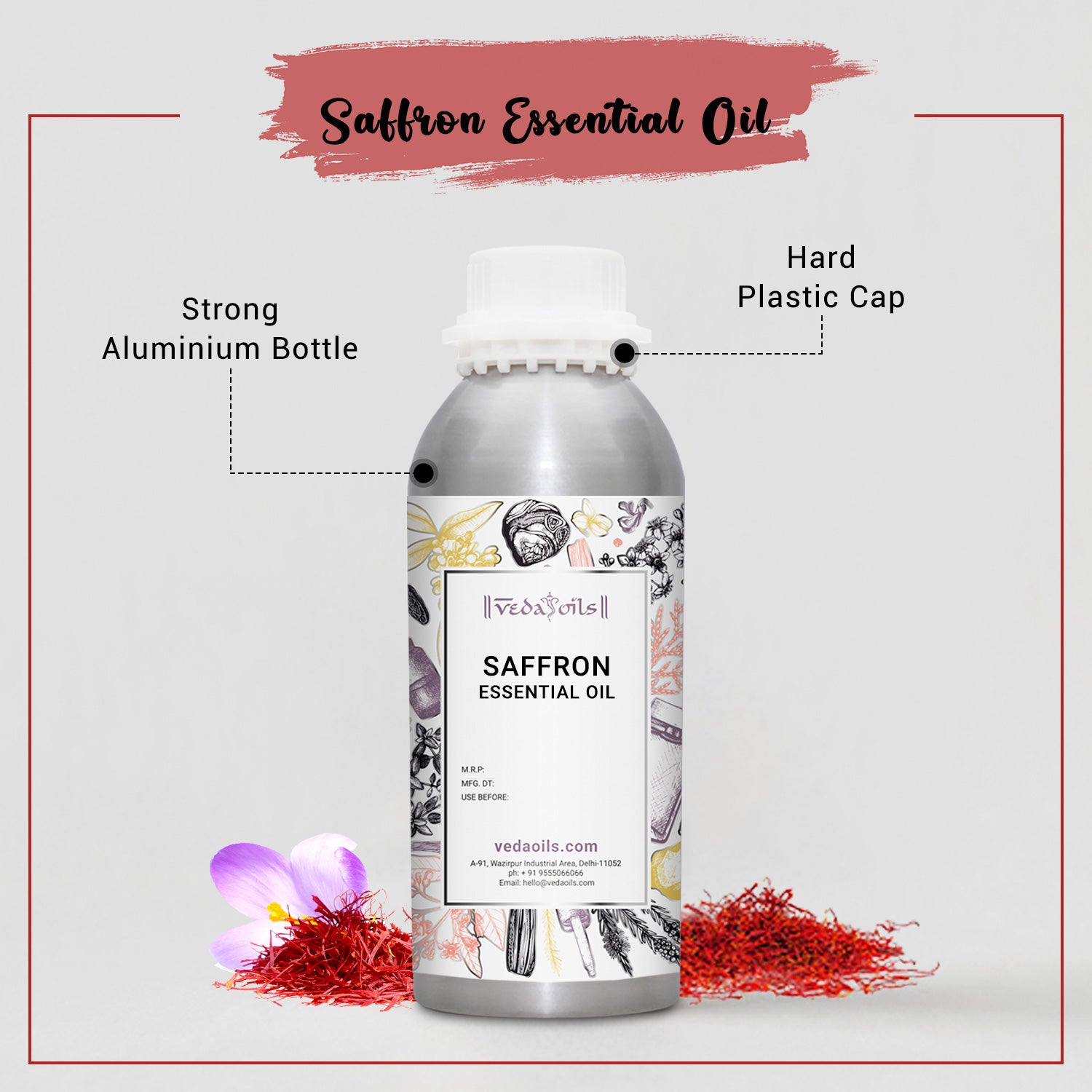 Buy Natural Saffron Essential Oil