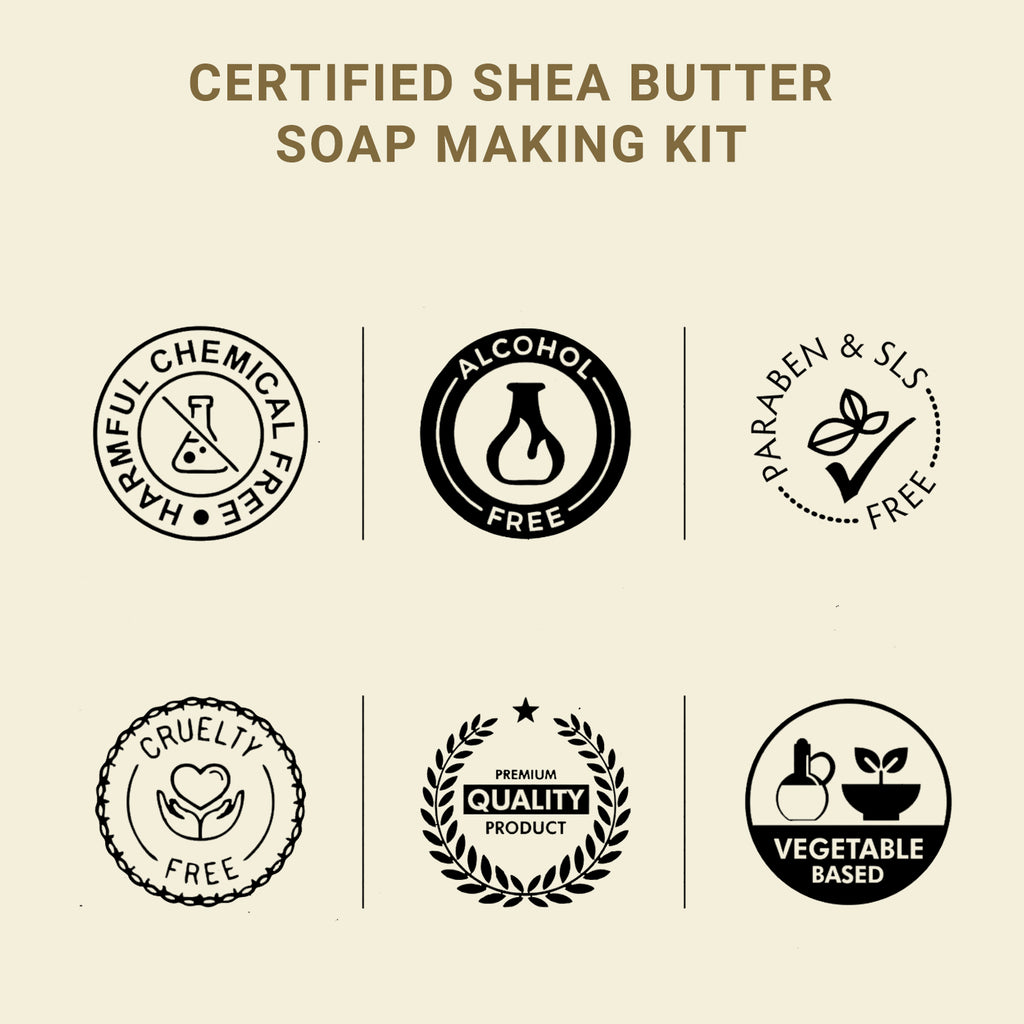 Certified DIY Shea Butter Soap Making Kit