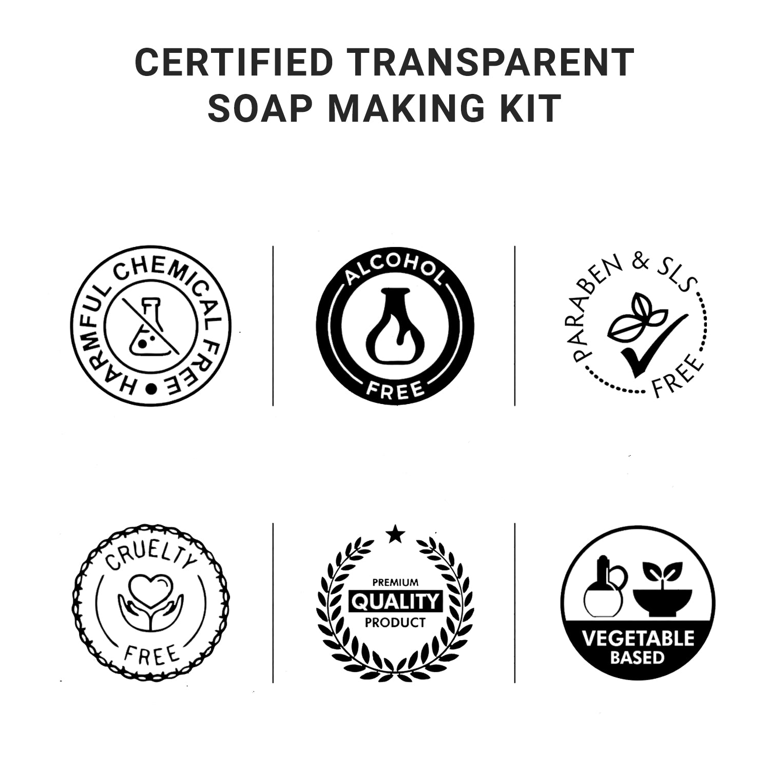 Certified Transparent Soap Making Kit 