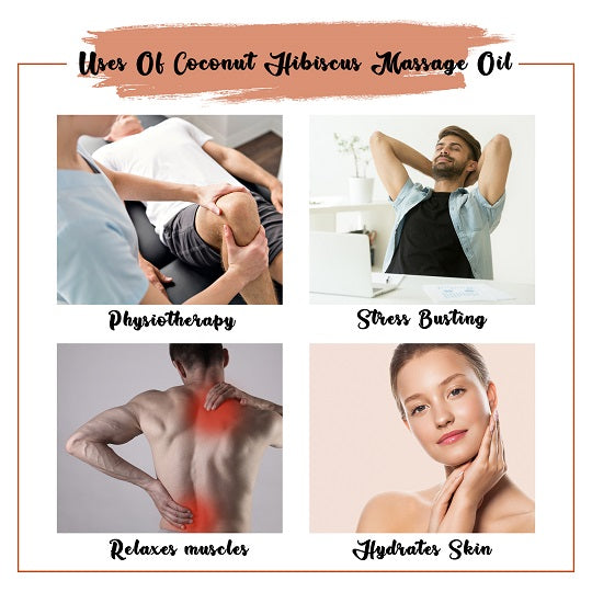 Coconut Hibiscus Massage Oil Uses