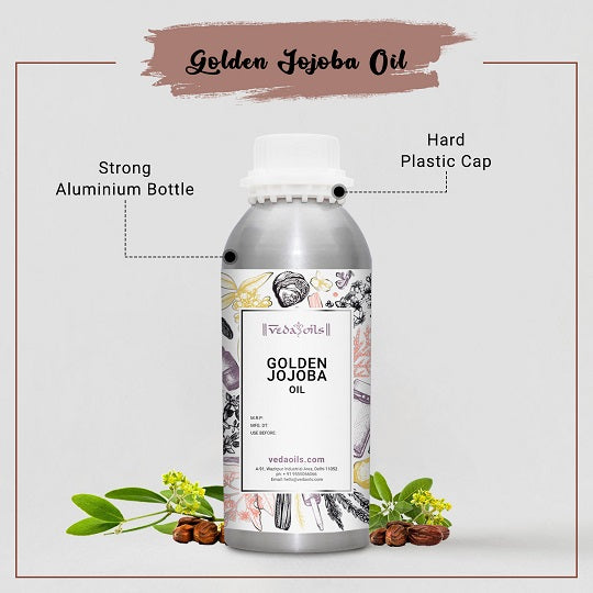 Golden Jojoba Oil Cold Pressed Oil