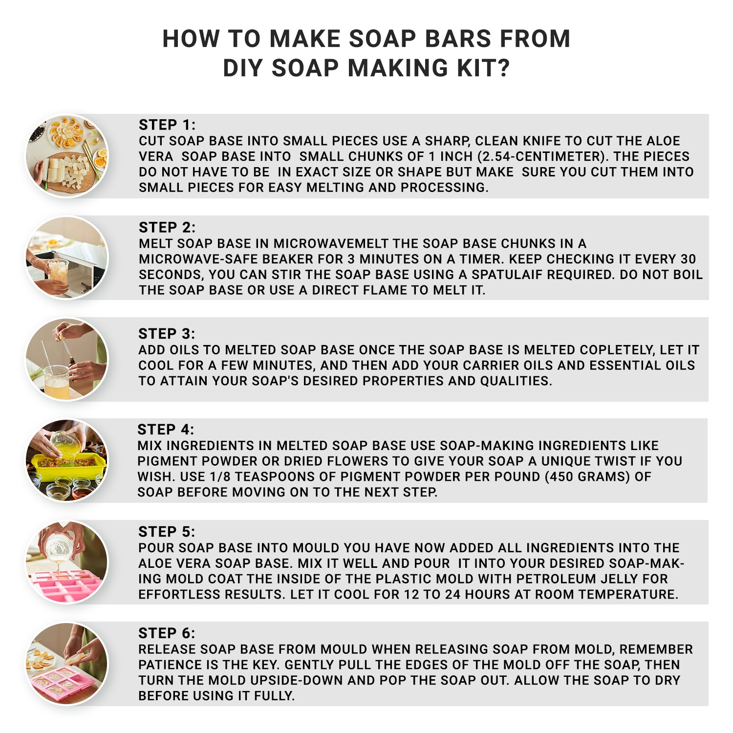 How to make soap with Transparent Soap Making Kit 