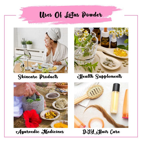 Lotus Powder Uses