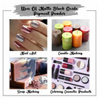 Matte Black Oxide Pigment Powder Uses