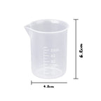 Plastic Beaker 50 ML Dimension