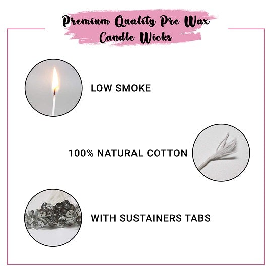Pre Waxed Candle Wicks - 7 Inch Benefits