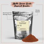 Pure Matte Brown Oxide Pigment Powder