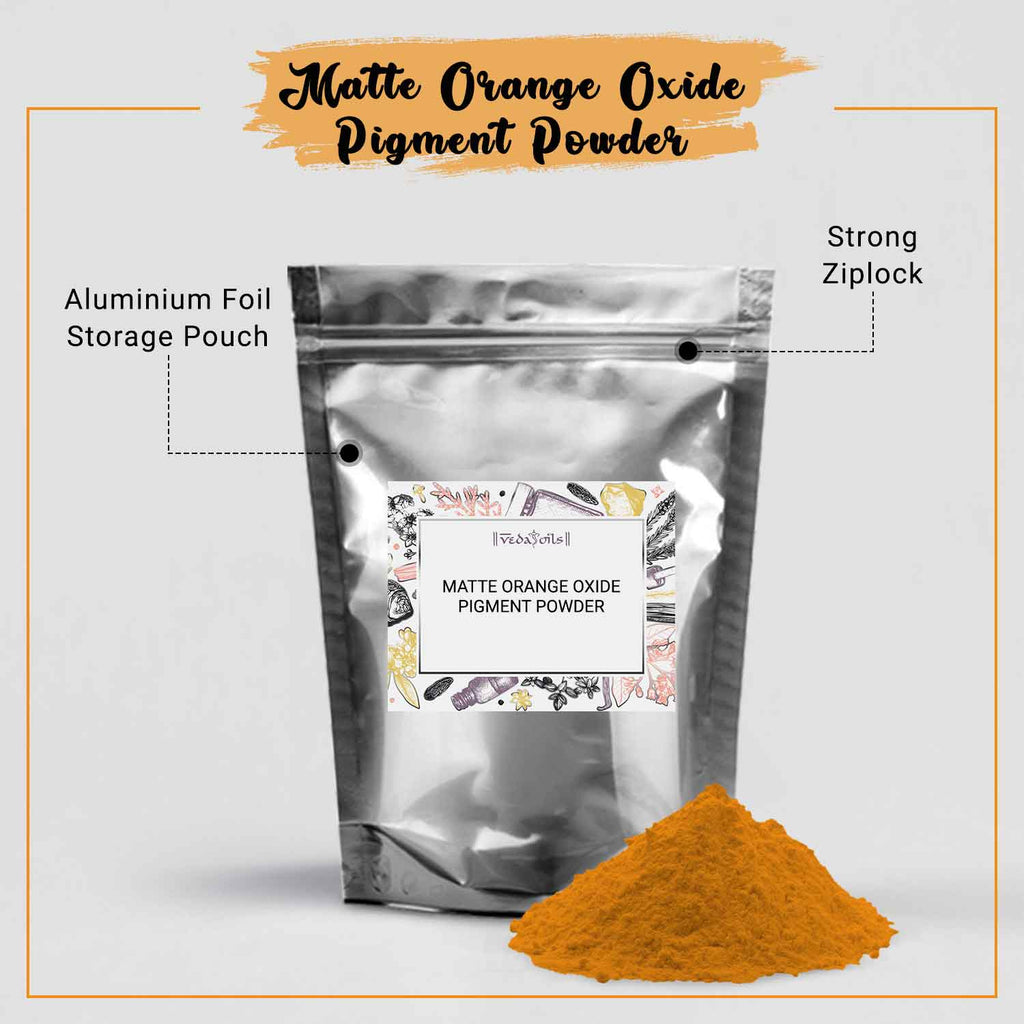 Pure Matte Orange Oxide Pigment Powder