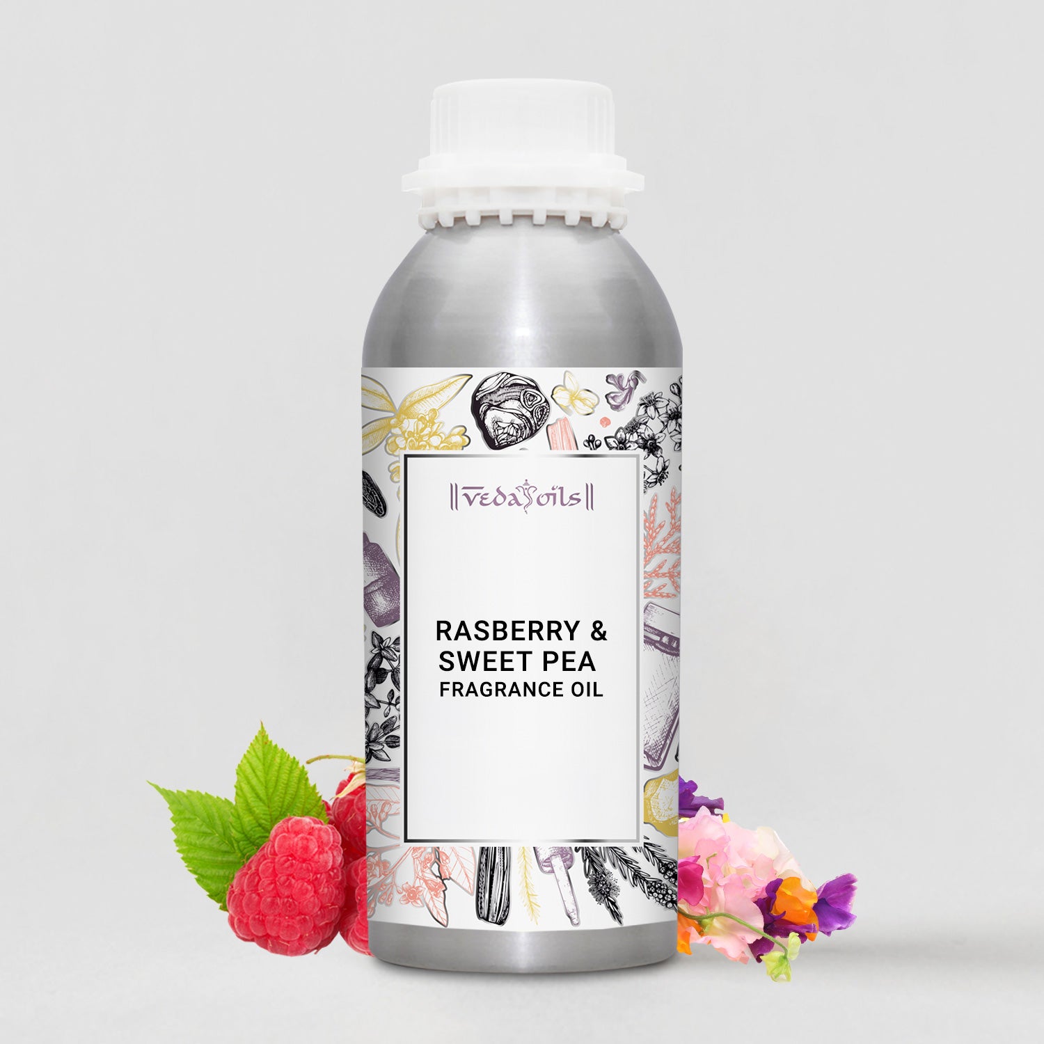 Rasberry & Sweet Pea Fragrance Oil Packing