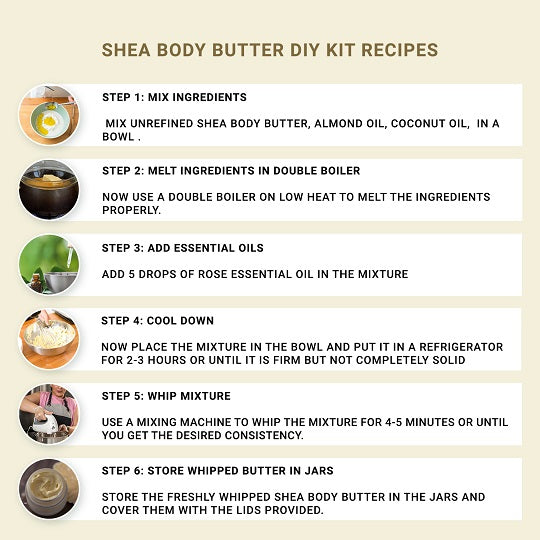 Shea Body Butter Making Kit Recipes 
