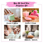 Sweet Pea fragrance oil uses