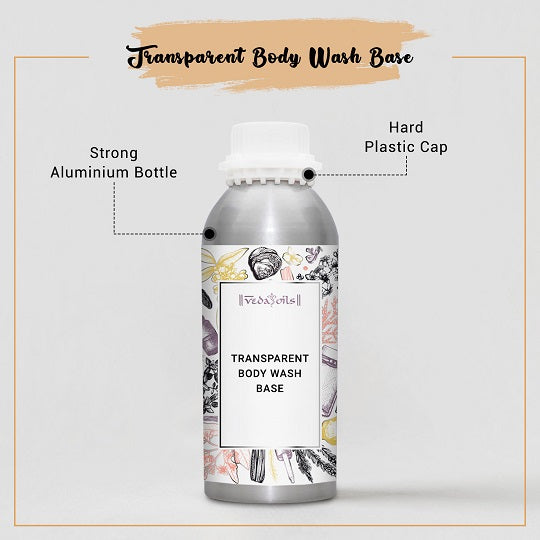Transparent Body Wash Base Packaging