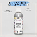 Transparent Face Wash Base Bottle Packaging