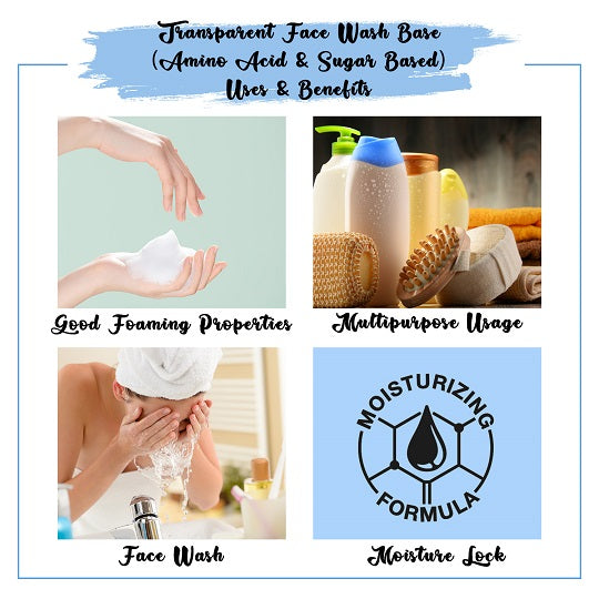 Transparent Face Wash Base Uses & Benefits