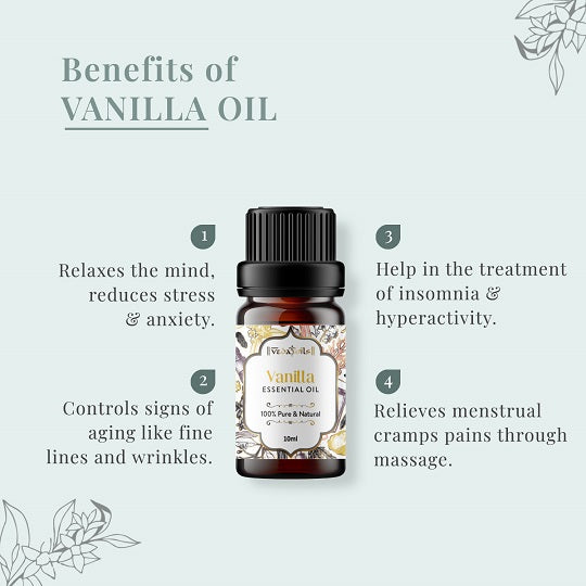 Vanilla oil benefits 