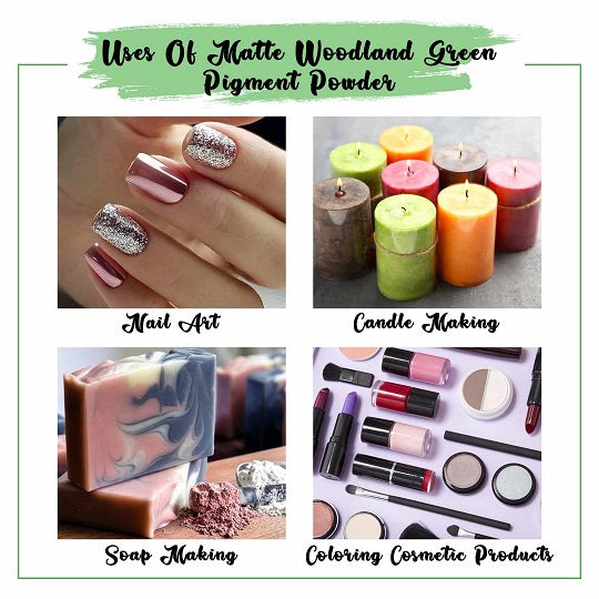Woodland Green Pigment Powder Uses