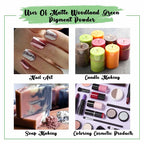 Woodland Green Pigment Powder Uses